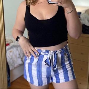 American Eagle paper bag shorts